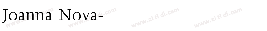 Joanna Nova字体转换
